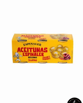 Pack de 3 Latas de Aceitunas Espinaler Rellenas (3x120g)